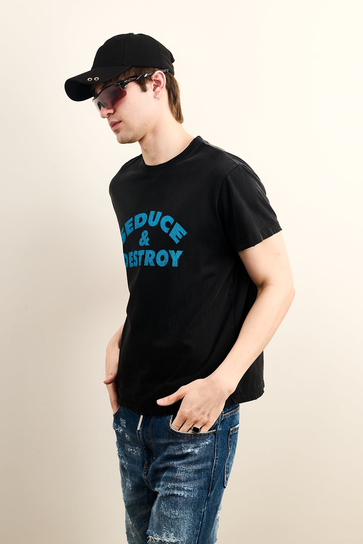 🖤 Track 01: Seduce & Destroy Vintage Tee: Unisex