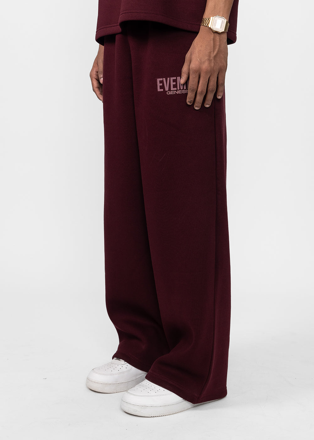 GENESIS WIDE SWEATPANT - WINE