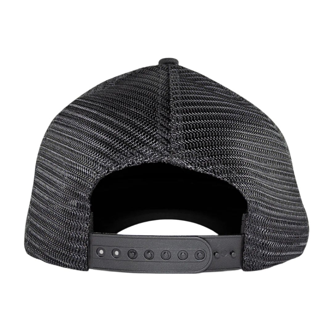 Work Hard Black Trucker Cap