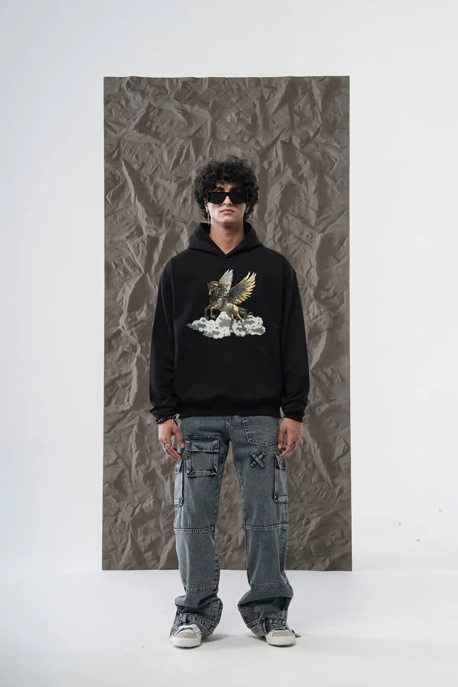 PEGASUS HOODIE BLACK