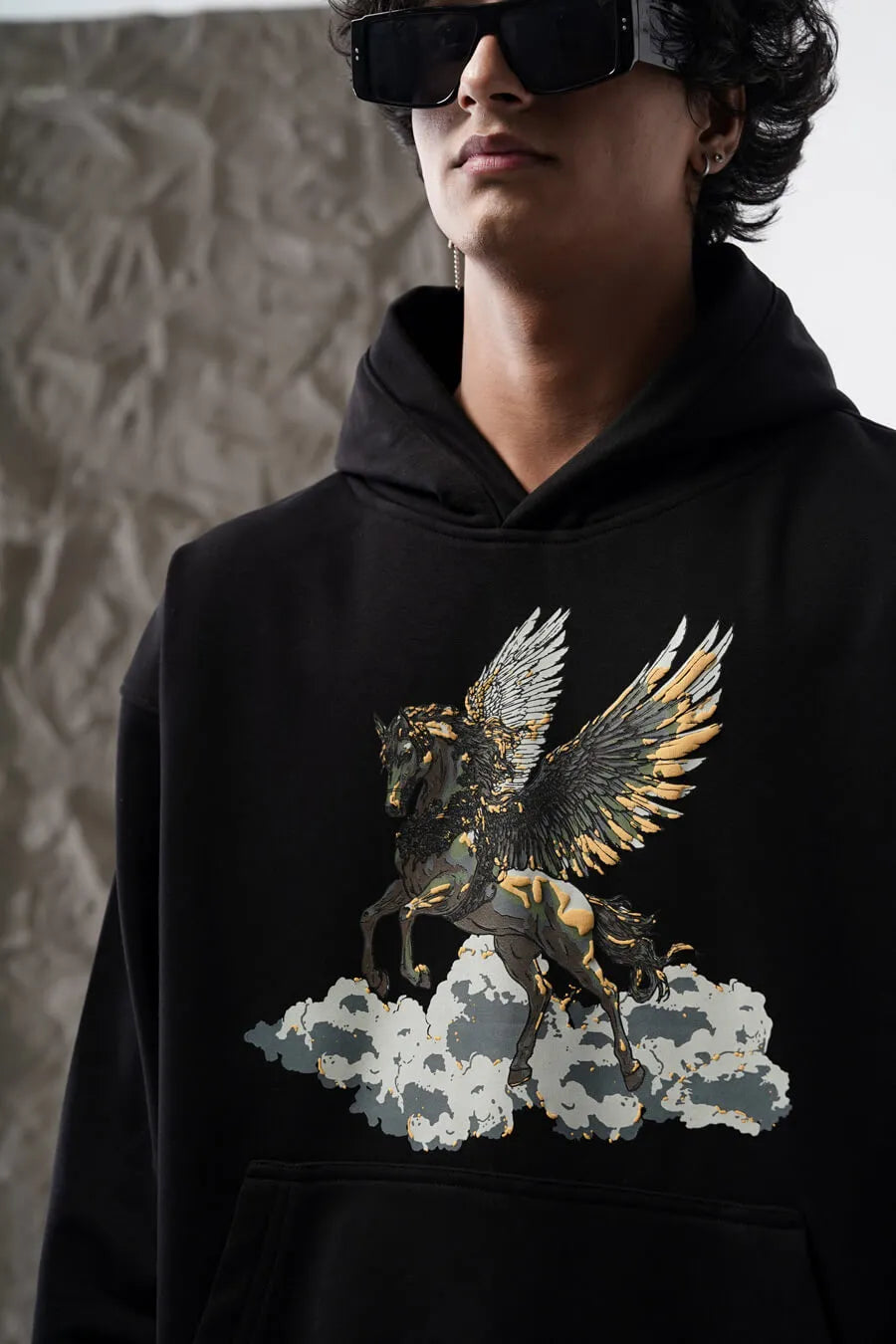 PEGASUS HOODIE BLACK