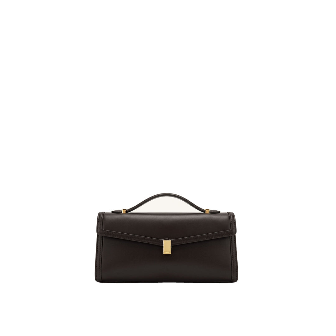 JW PEI Delphine Top Handle Bag - Dark Brown