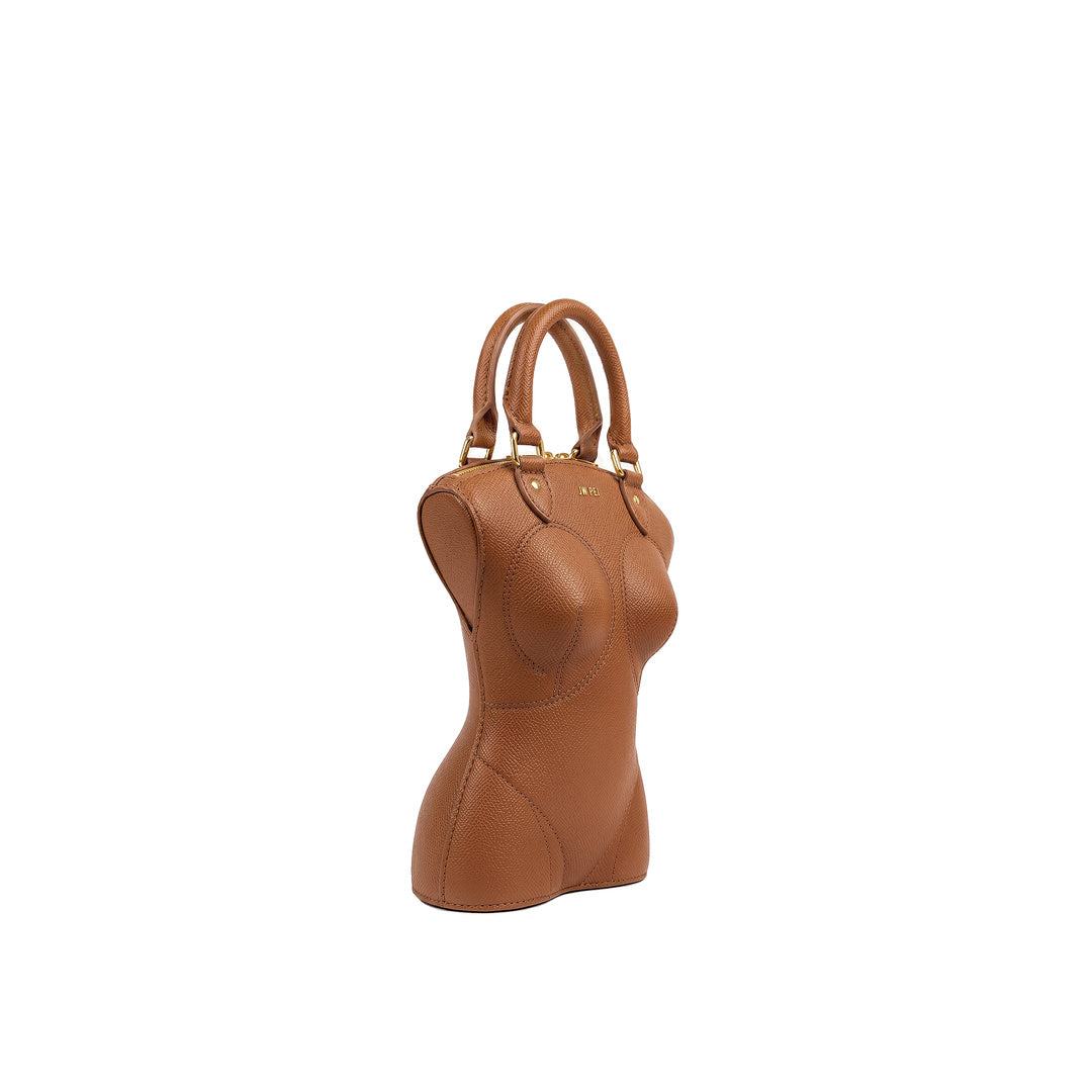 JW PEI Tara Sculpted Handle Bag - Brown