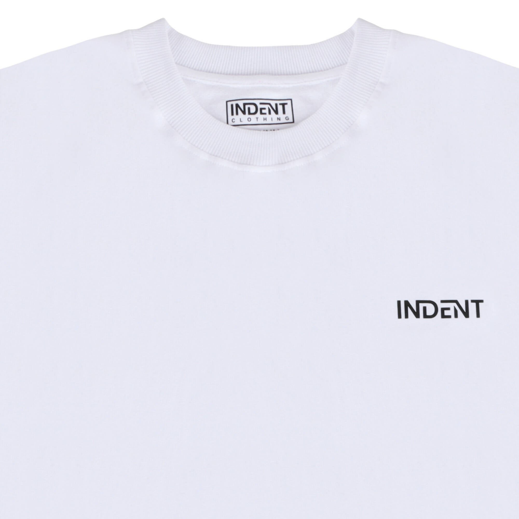 "INDENT"- Feather White
