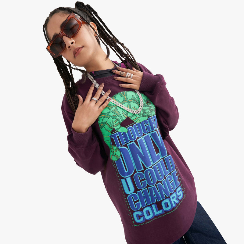 Chameleon sweatshirt | NATTY GARB | Streetwear Sweatshirt Hoodies by Crepdog Crew