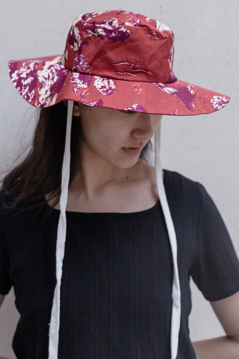 Rainforest Bucket Hat Red | PRXKHXR | Streetwear Cap by Crepdog Crew