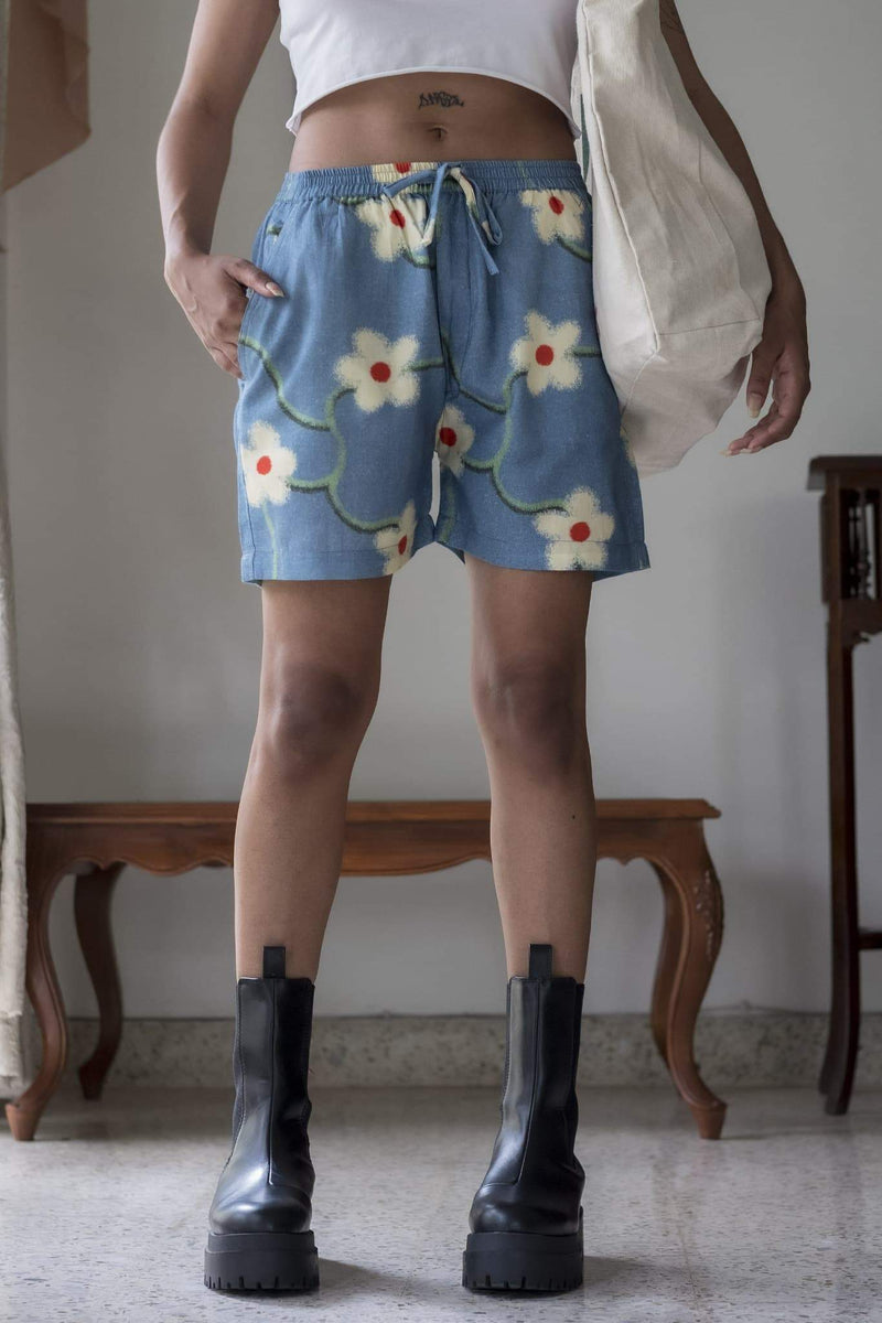 Floral Print Shorts | PRXKHXR | Streetwear Shorts by Crepdog Crew