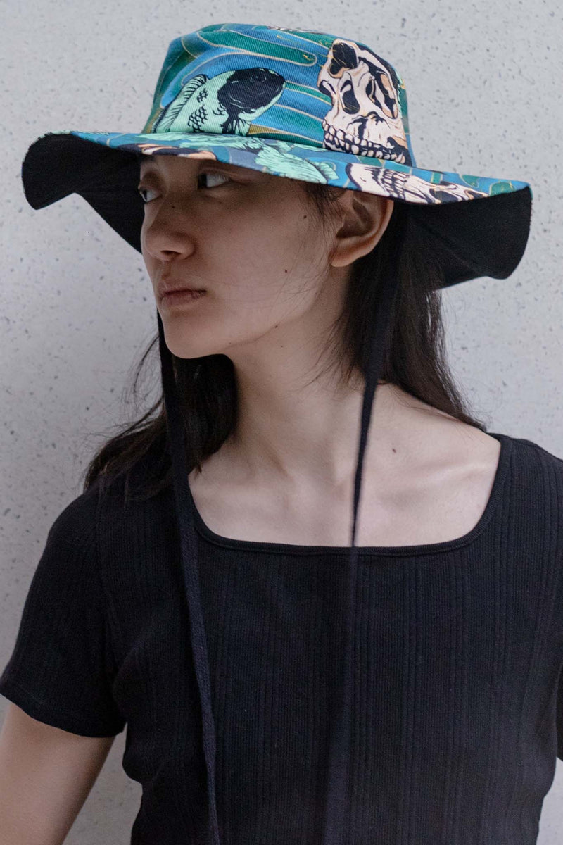 Siamese Fishes Bucket Hat | PRXKHXR | Streetwear Cap by Crepdog Crew