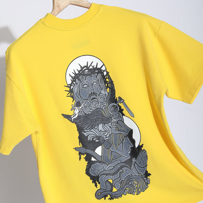 Noble House Tee Yellow | NATTY GARB | Streetwear T-shirt by Crepdog Crew