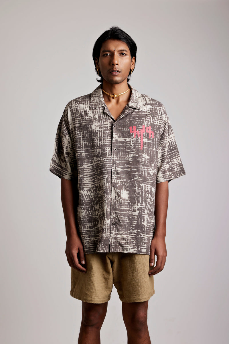 Sand Storm Bagru - Shirt | F A R A K | Streetwear Shirts by Crepdog Crew