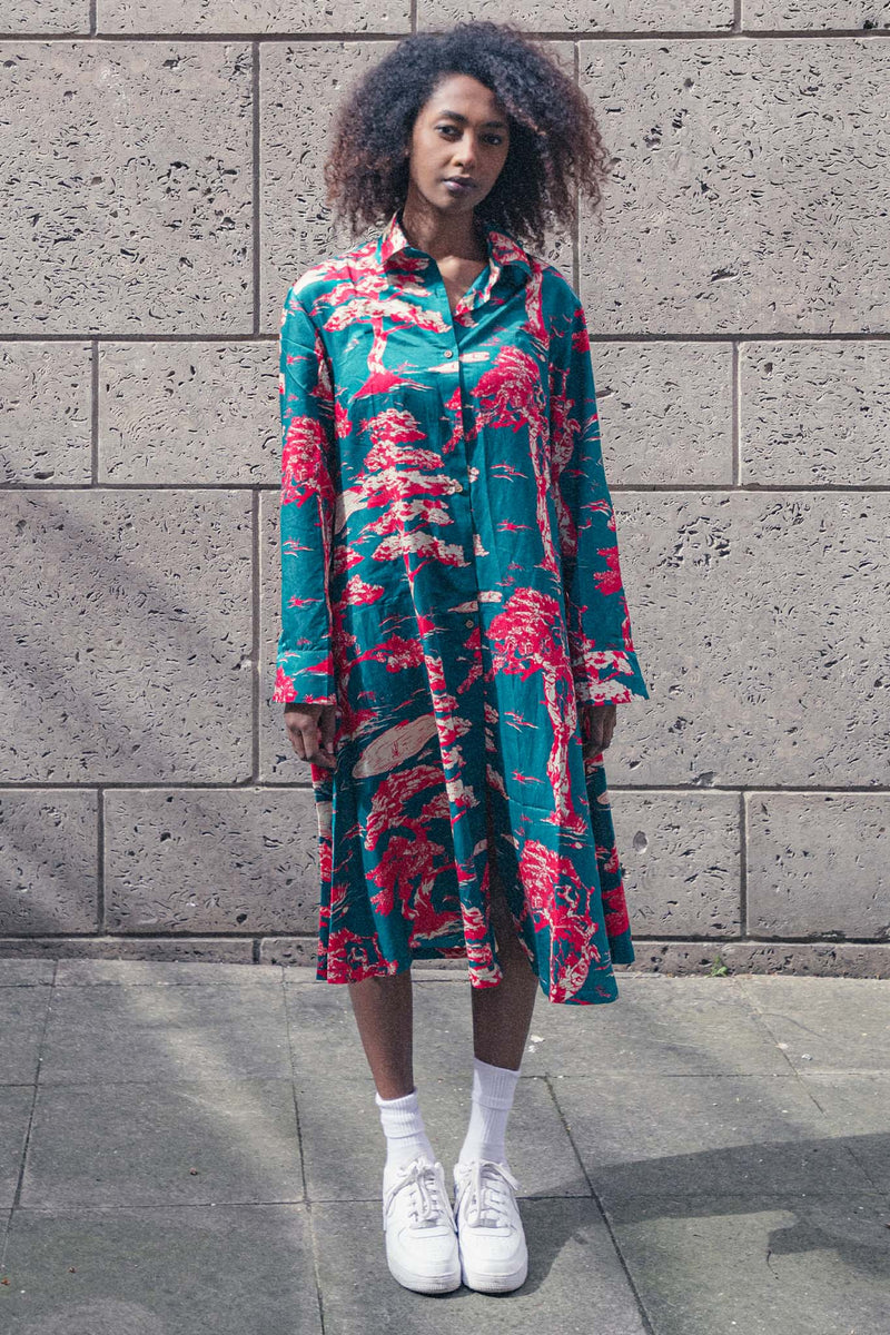 Rainforest Dress Green | PRXKHXR | Streetwear Dress by Crepdog Crew