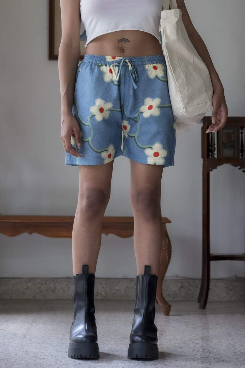 Floral Print Shorts | PRXKHXR | Streetwear Shorts by Crepdog Crew