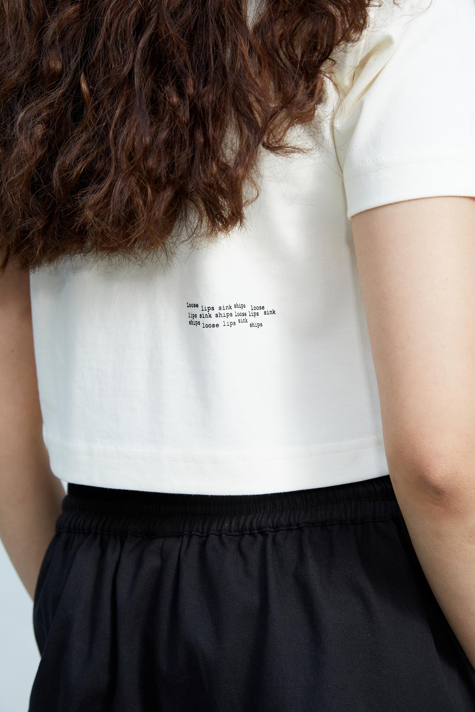 'LOVE FREQUENCY' CROPPED TEE