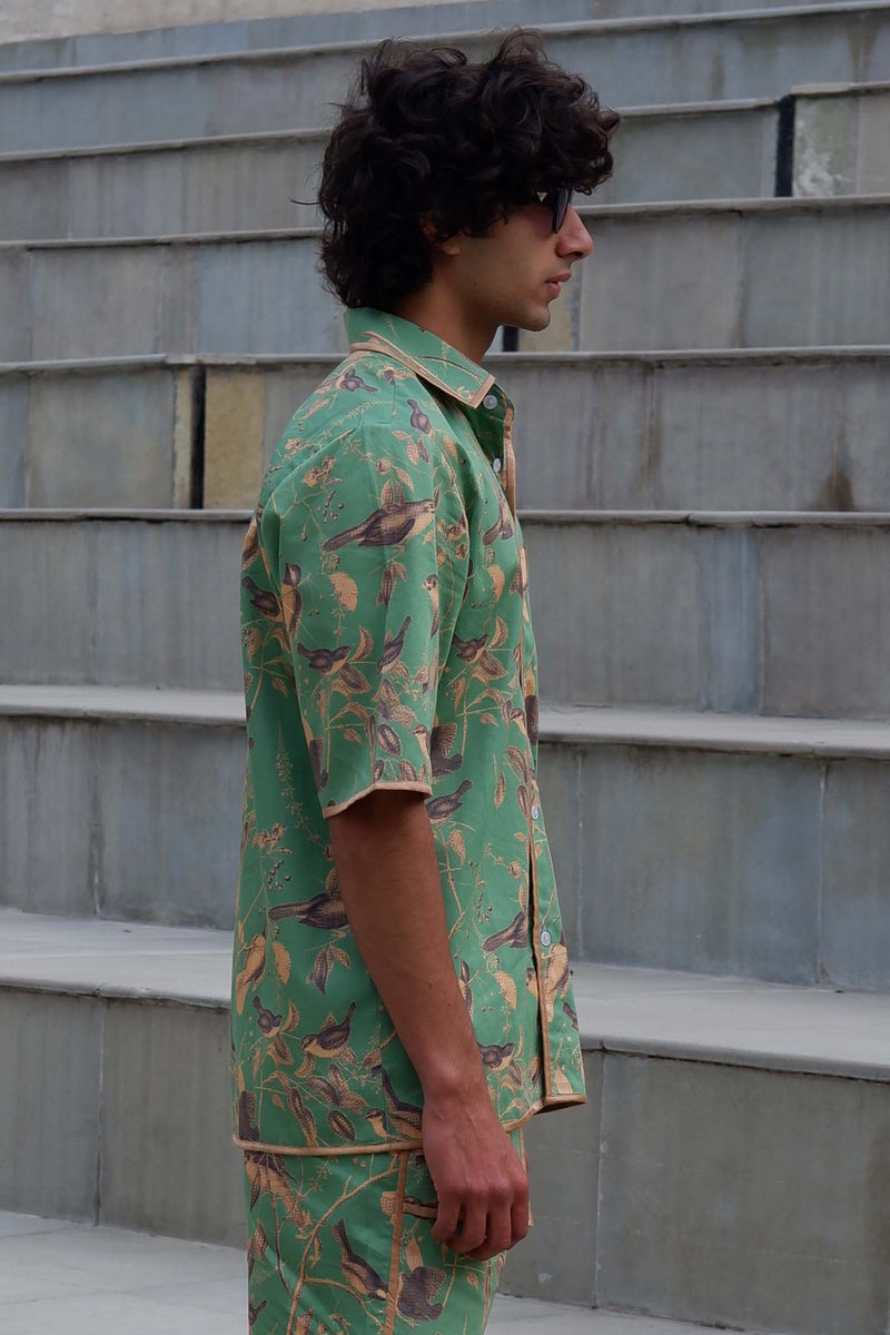 Cranberry Shirt (Green) | PRXKHXR | Streetwear Shirts by Crepdog Crew