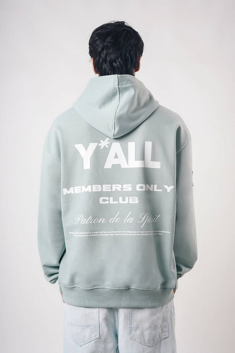 MEMBERS ONLY CLUB - JADE | Y*ALL | Streetwear Sweatshirt Hoodies by Crepdog Crew
