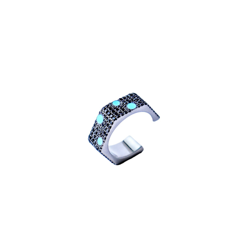 DOTTED HEX NUT RING | THE NOBLE SCULPTOR | Streetwear Ring by Crepdog Crew