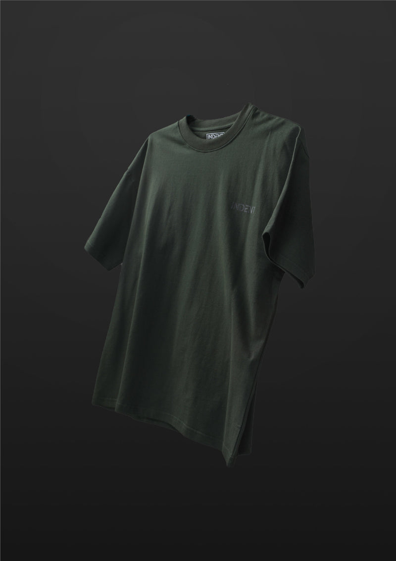 "BASIC" - Military Green | INDENT | Streetwear T-shirt by Crepdog Crew