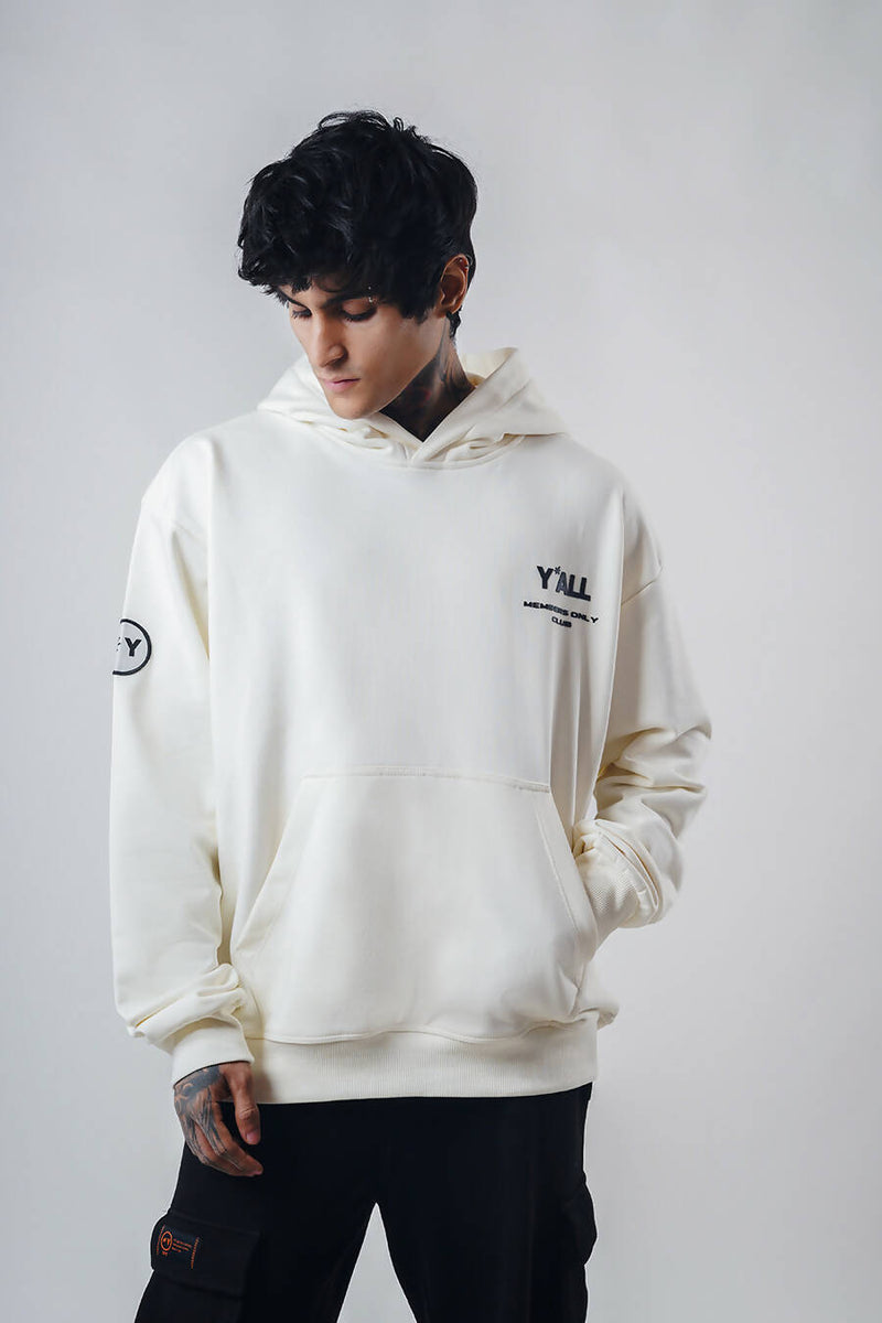 MEMBERS ONLY CLUB - NOT WHITE | Y*ALL | Streetwear Sweatshirt Hoodies by Crepdog Crew