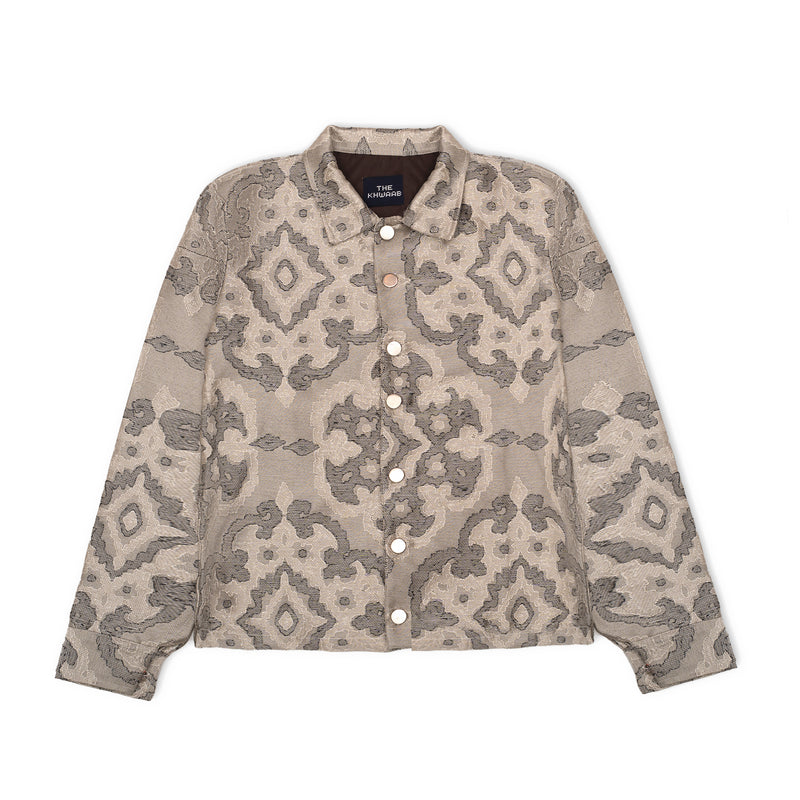Abstract Damask Jacket 1*1 | The Khwaab | Streetwear Jacket by Crepdog Crew