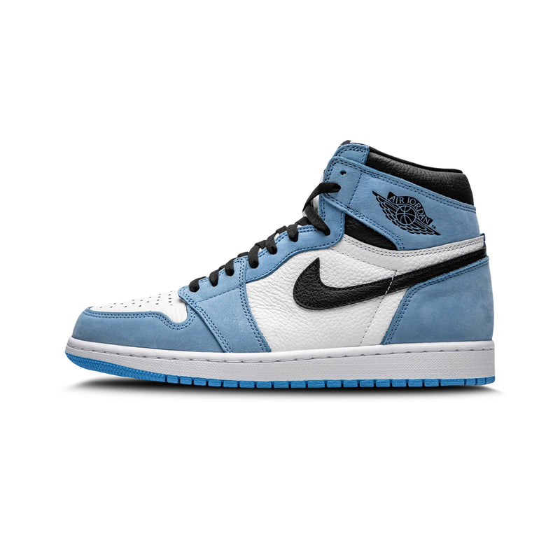 Jordan 1 Retro High White University Blue Black UNC | Nike Air Jordan | Sneaker Shoes by Crepdog Crew
