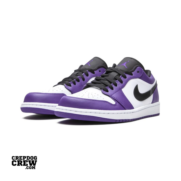 Jordan 1 Low Court Purple White|aj low