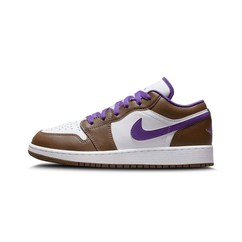 Jordan 1 Low Purple Mocha (GS) | Nike Air Jordan | Sneaker Shoes by Crepdog Crew