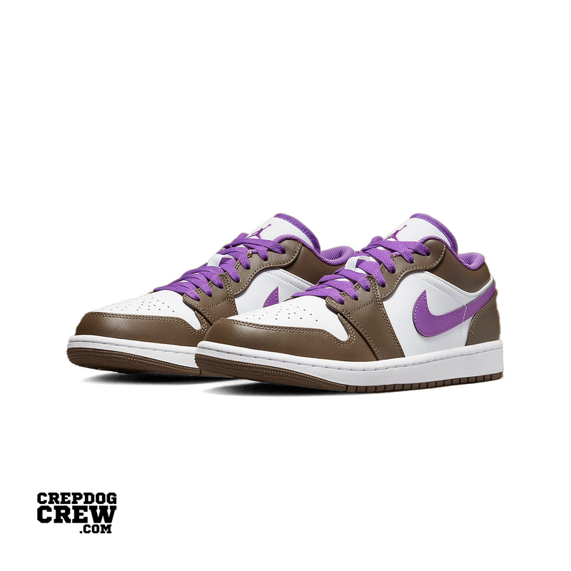 Jordan 1 Low Purple Mocha | Nike Air Jordan | Sneaker Shoes by Crepdog Crew
