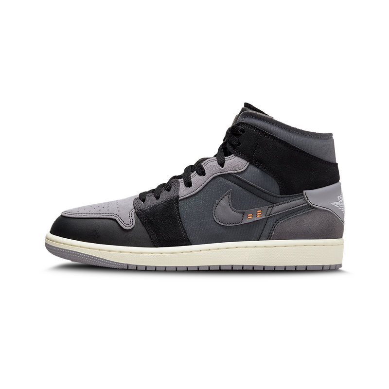 Jordan 1 Mid Craft Inside Out Black | Nike Air Jordan | Sneaker Shoes by Crepdog Crew