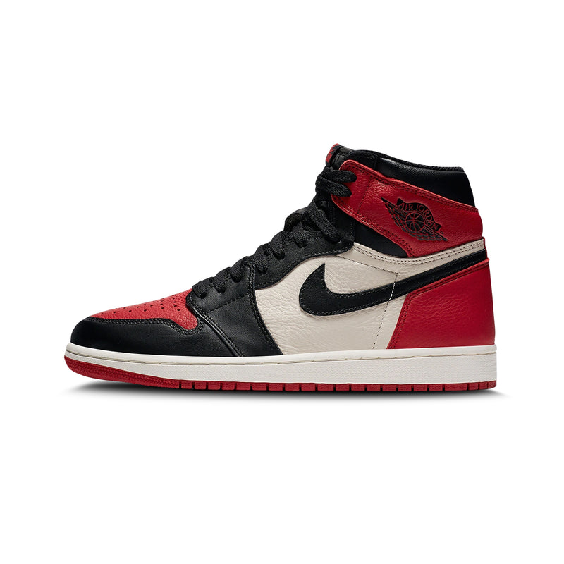 Jordan 1 Retro High Bred Toe | Nike Air Jordan | Sneaker Shoes by Crepdog Crew