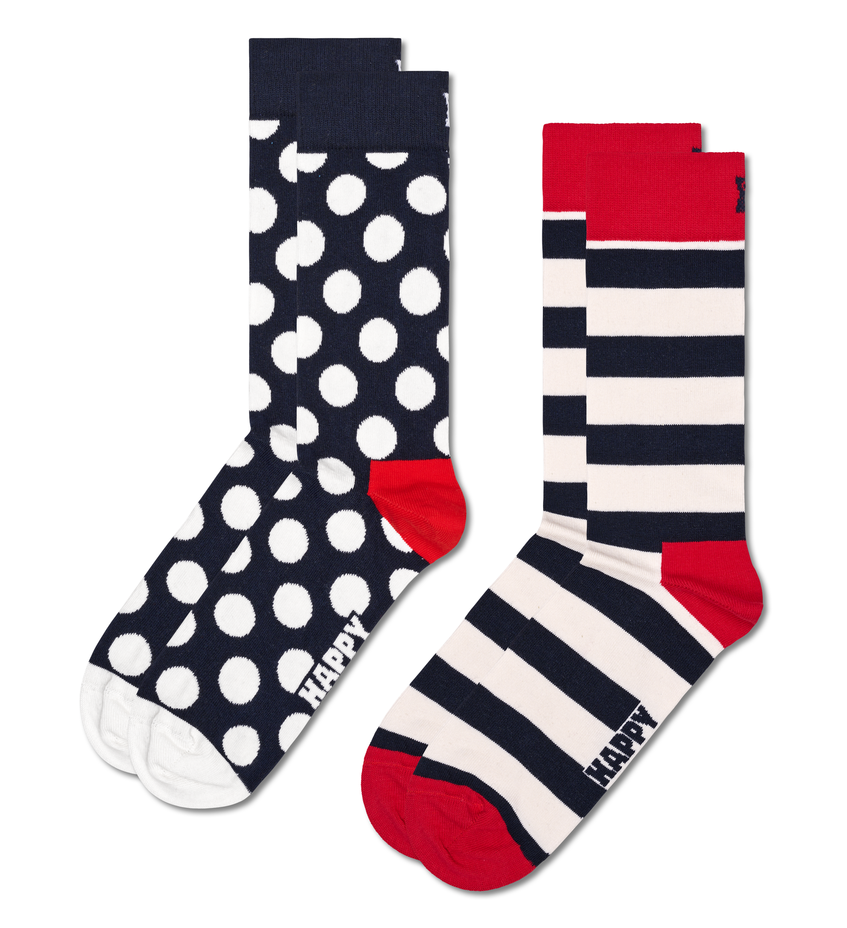 Happy Socks 2-Pack Classic Big Dot Socks