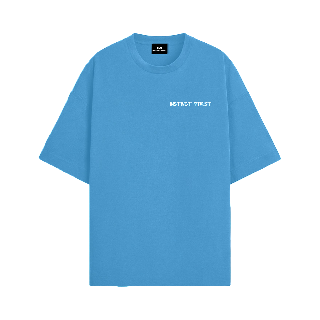 Oversized T-Shirt - Blue IN