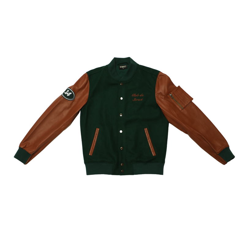 CLUB DE STRUCT VARSITY JACKET | STRUCT | Streetwear Jacket by Crepdog Crew