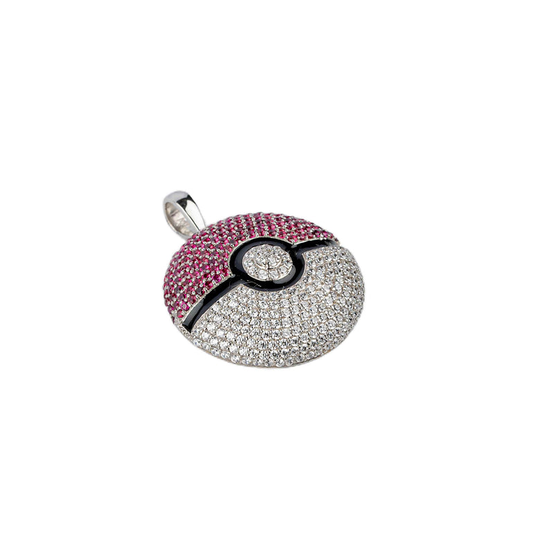 ICED POKEBALL | THE NOBLE SCULPTOR | Streetwear Pendant by Crepdog Crew