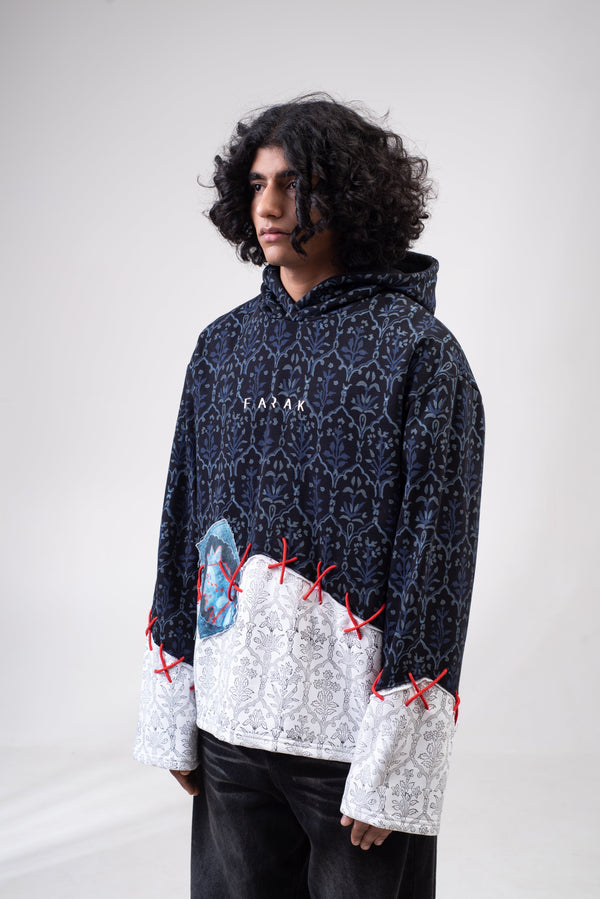 Anarkali Block Printed - Hoodie|hoodies