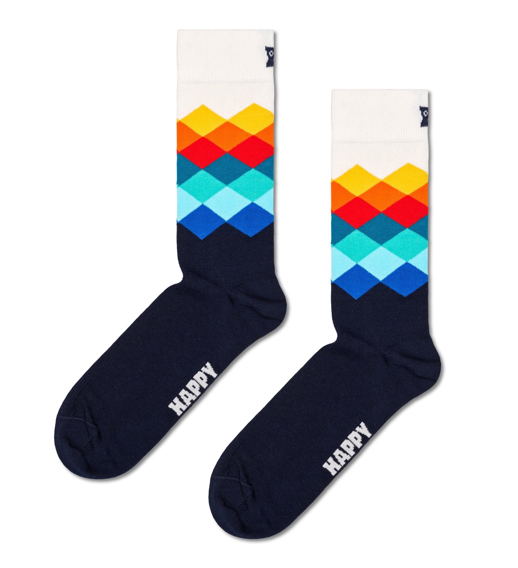 Happy Socks Faded Diamond Sock