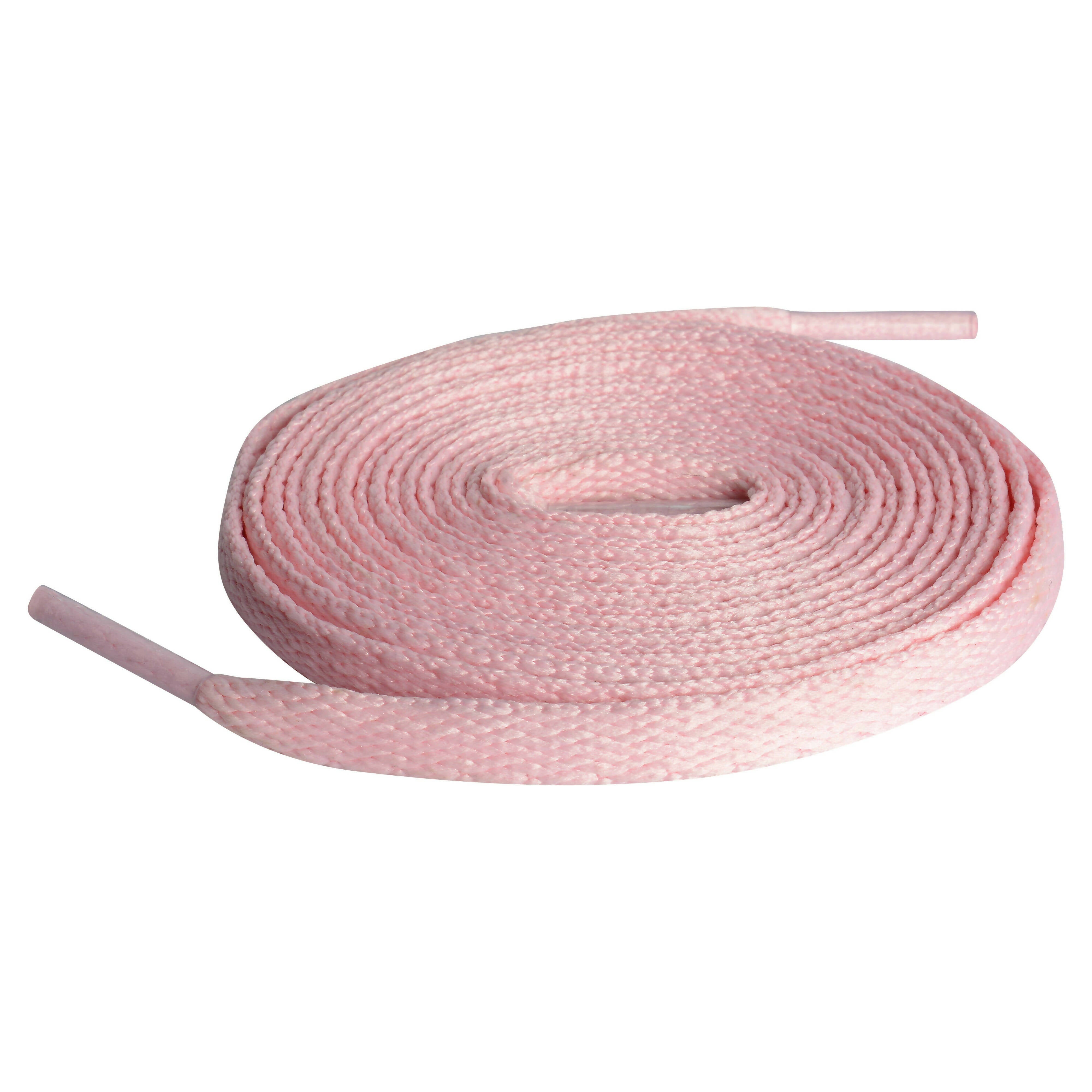 Flat Laces Pack of 2 (Soft pink,white)