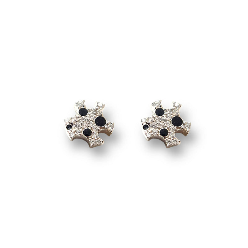DOTTED STUD - ICED | THE NOBLE SCULPTOR | Streetwear Earrings by Crepdog Crew