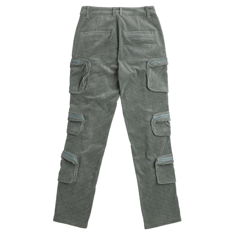 Grey relaxed fit multi pocket Cargo Pant  InditexFashion