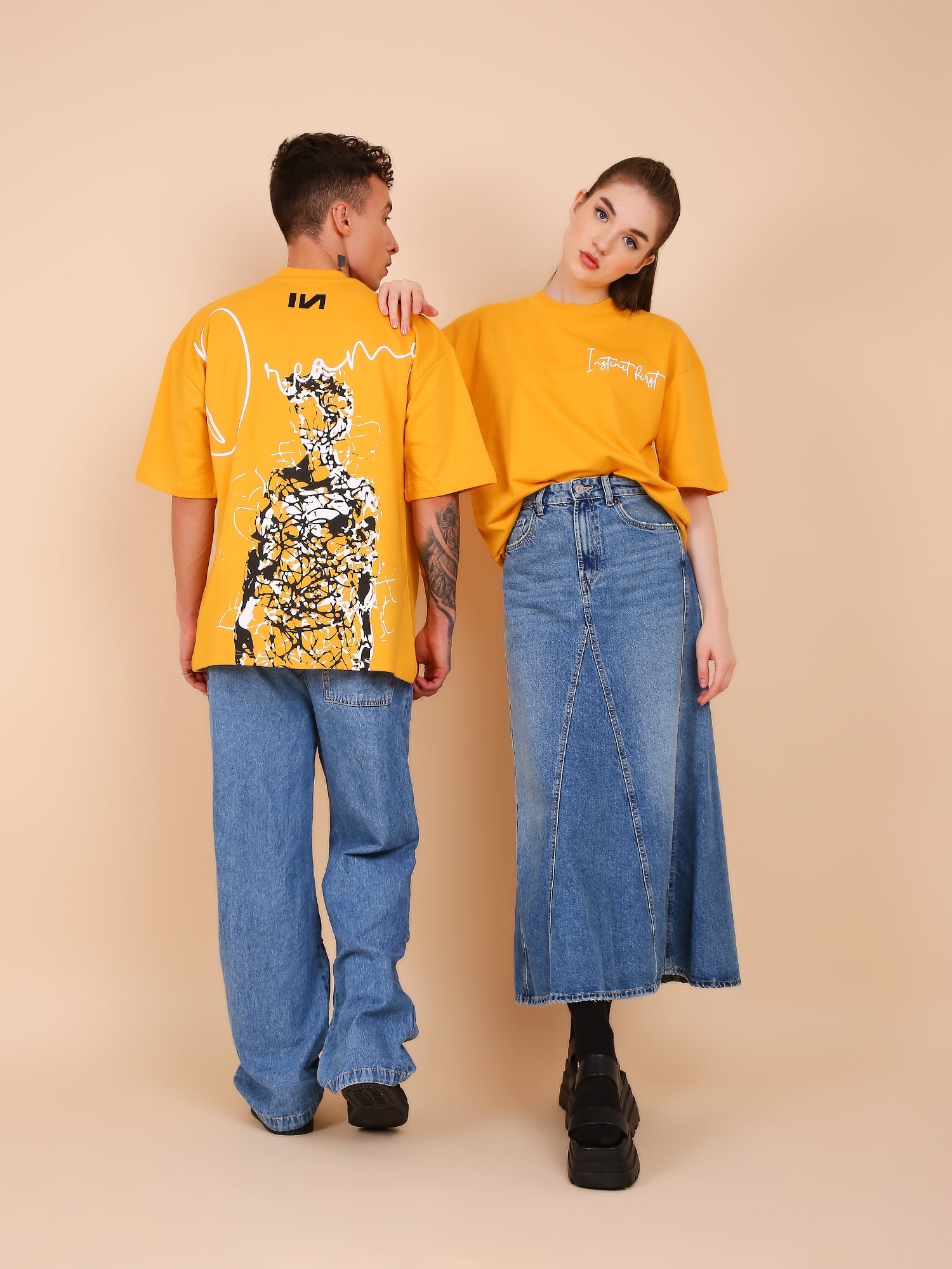 Mustard Oversized T-shirt