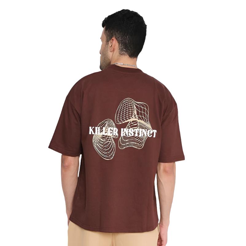 Brown Oversized T-shirt