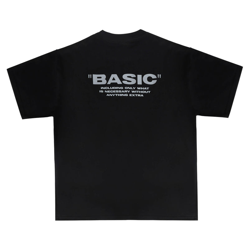 "BASIC" - Catastrophic Black | INDENT | Streetwear T-shirt by Crepdog Crew