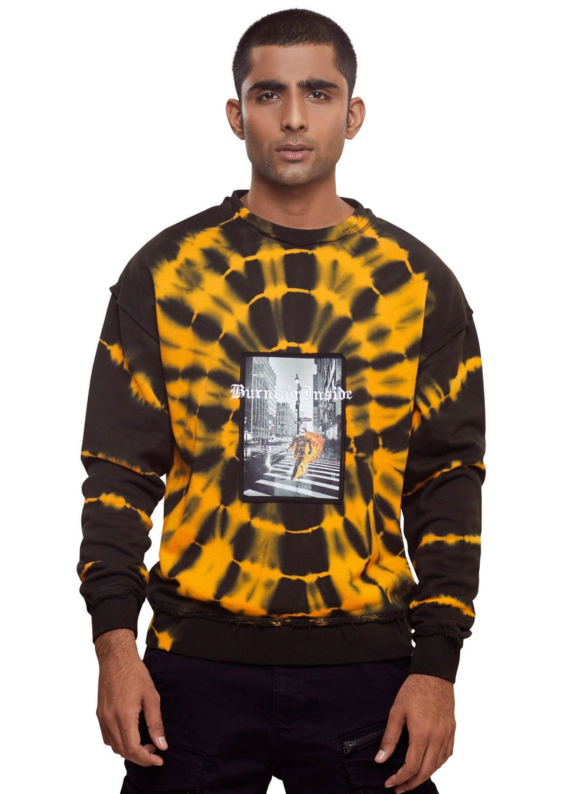 Burning Crewneck | Haculla | Streetwear Sweatshirt Hoodies by Crepdog Crew