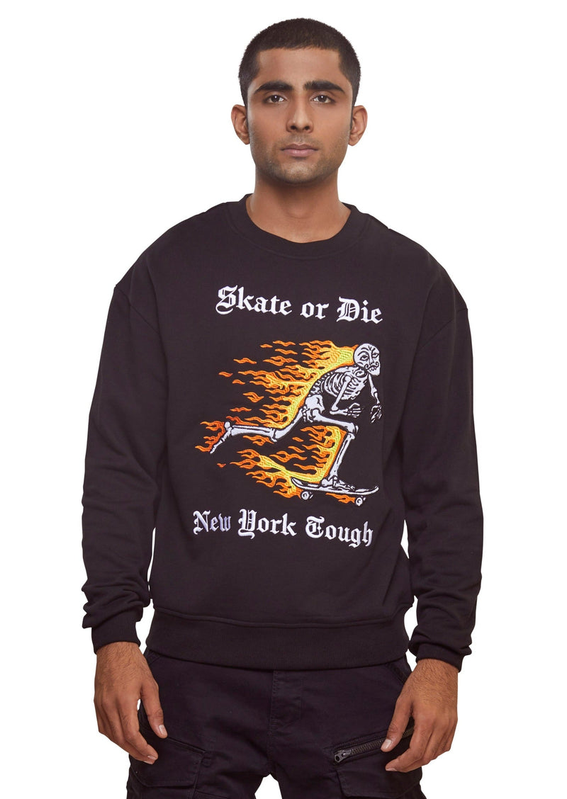 Skate Or Die Crewneck | Haculla | Streetwear Sweatshirt Hoodies by Crepdog Crew