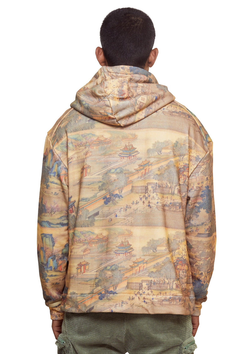 River Festical Hooded Sweatshirt | Yitai | Streetwear Sweatshirt Hoodies by Crepdog Crew