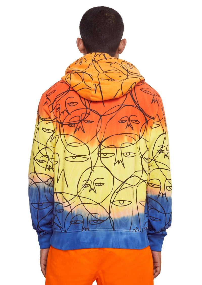 One Of A Kind Dip Dye Hoodie | Haculla | Streetwear Sweatshirt Hoodies by Crepdog Crew