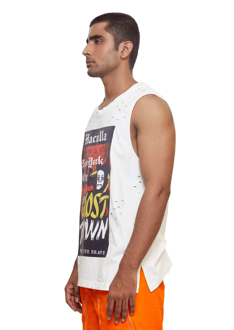 Ghost Town Vintage Tank | Haculla | Streetwear T-shirt by Crepdog Crew