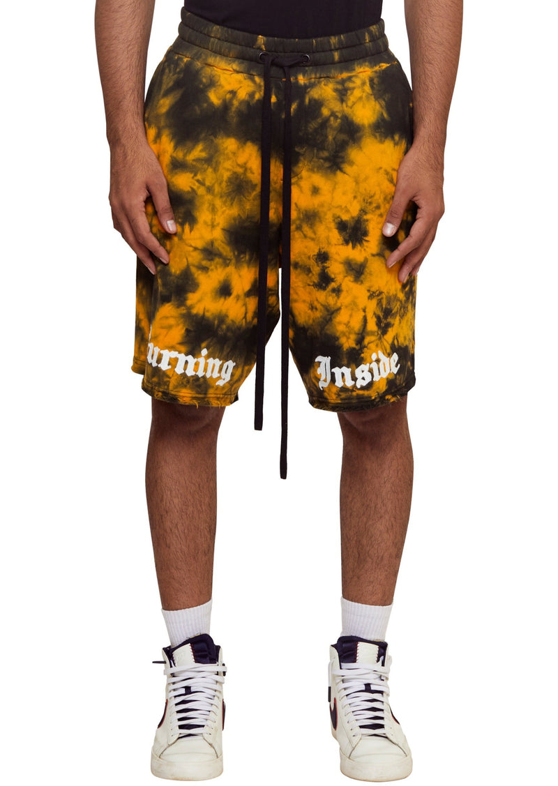 Burning Inside Knit Shorts | Haculla | Streetwear Shorts by Crepdog Crew