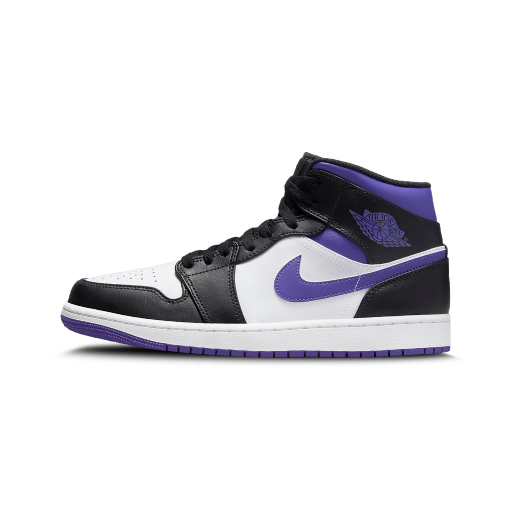 JORDAN1MIDWHITEBLACKPURPLE1. 