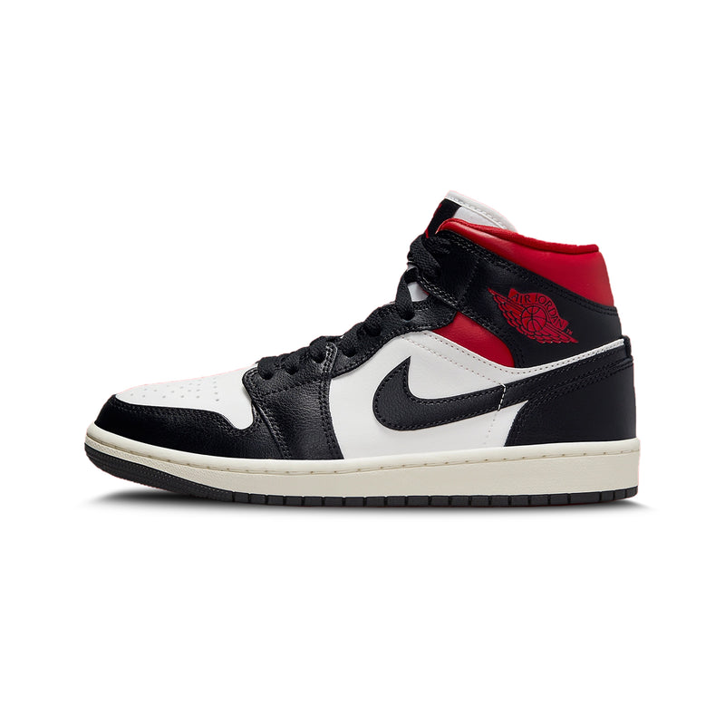 Jordan 1 Mid Gym Red Panda (W) | Nike Air Jordan | Sneaker Shoes by Crepdog Crew