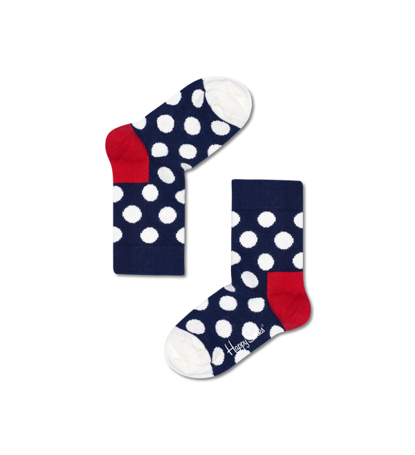 Happy Socks Kids Big Dot Sock|KBDO01-6501